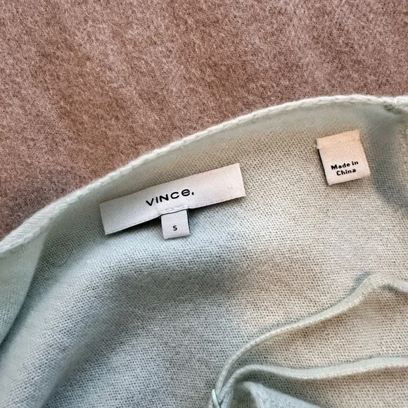 Vince Seafoam Green Cashmere Camisole Top - Picture 3 of 5